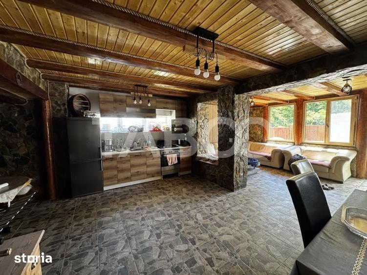 Casa de vis la munte 7 camere 5 bai ciubar teren 558 mp Rasinari Sibiu - 9
