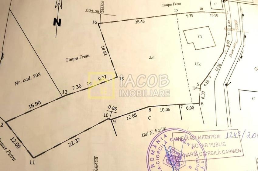 Teren de 1541 mp, în Buhoci