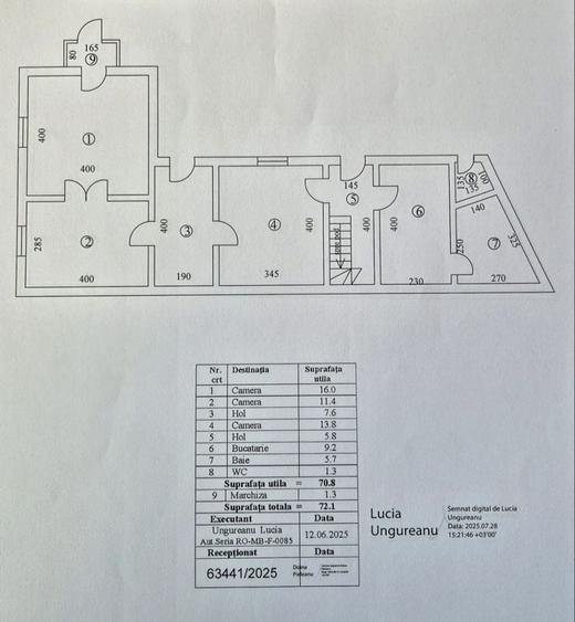 Casă individuală cu 3 camere cu Canalizare în Parcul Carol