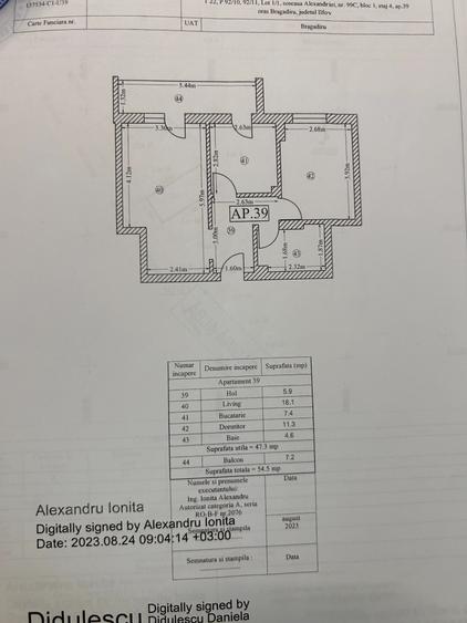 Apartament cu 2 camere decomandat în Central