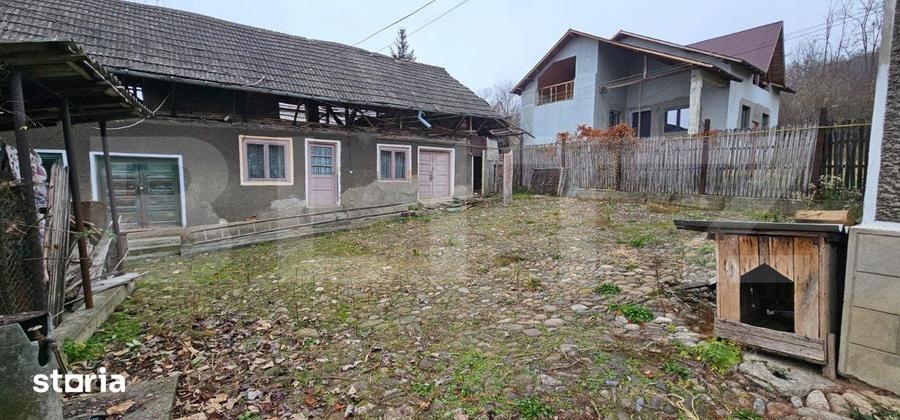 Casă cu 2 camere cu Teren 1200 Mp în Brănești