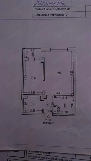 Apartament cu 2 camere decomandat în Central