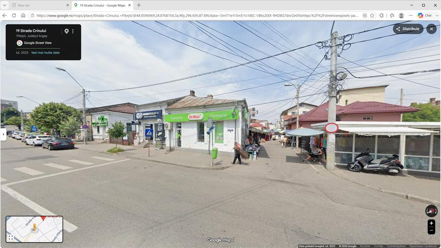 Teren Construcții intravilan de 332 mp, în Central