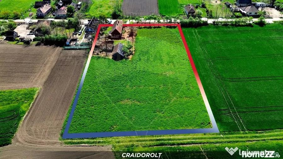 Casă cu 3 camere cu Teren 5000 Mp în Craidorolț