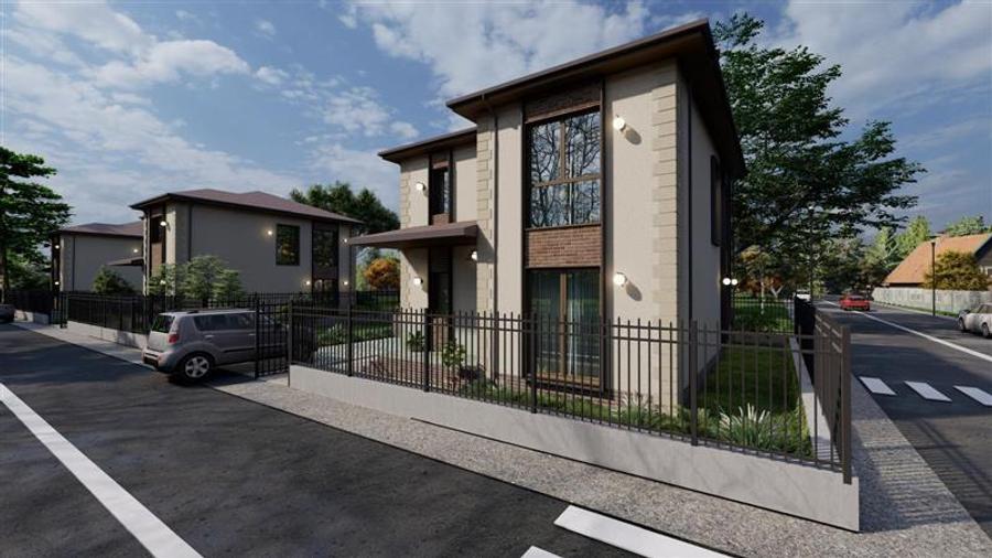 Casă individuală cu 4 camere cu Teren 300 Mp în Clinceni
