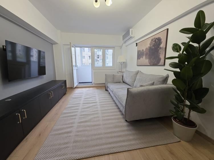 Apartament cu 2 camere semidecomandat, mobilat în Crângași
