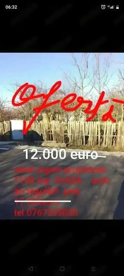 Teren de 1100 mp, în Central