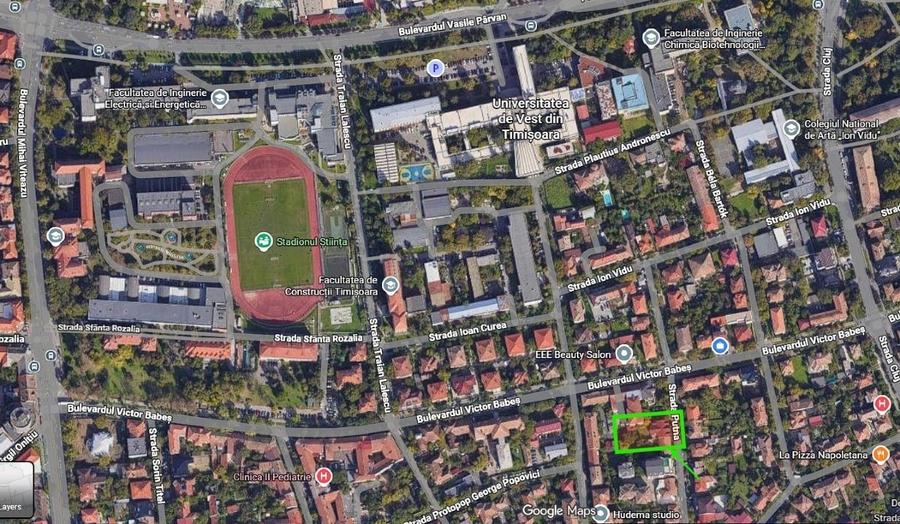 Casă individuală cu 15 camere cu Canalizare în Complex Studențesc