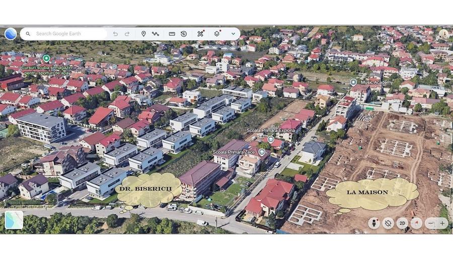 Teren Construcții intravilan de 1733 mp, în Pipera