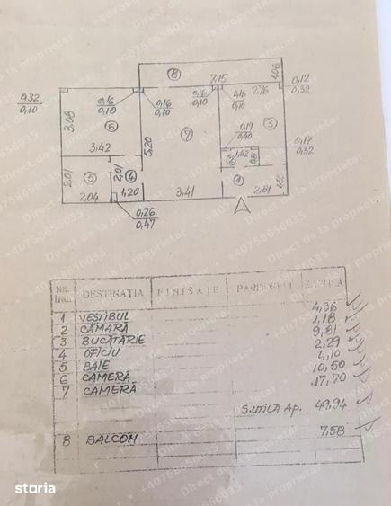 Apartament cu 2 camere semidecomandat în Berceni