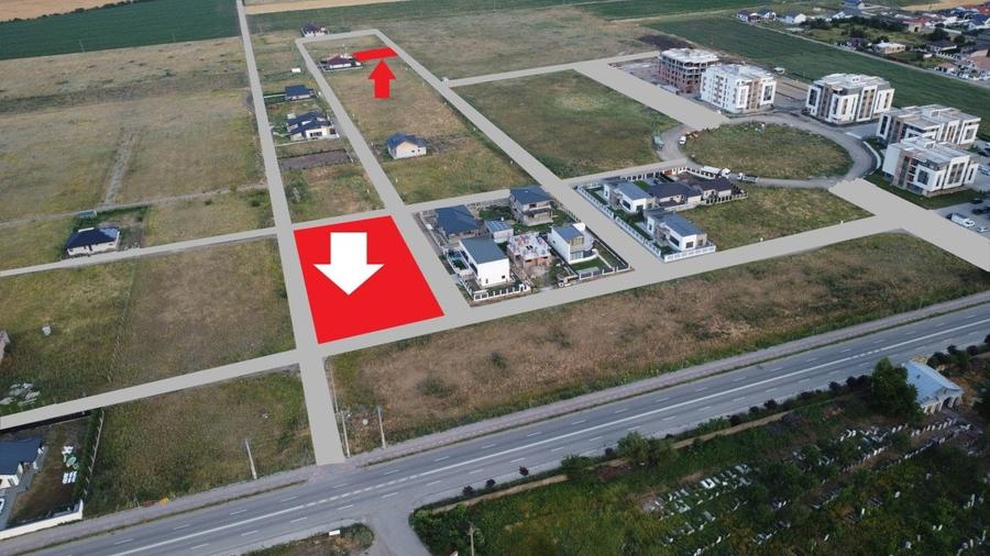 Teren Construcții intravilan de 2120 mp, în Nord-Est