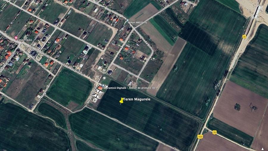 Teren Construcții intravilan de 16573 mp, în Nord