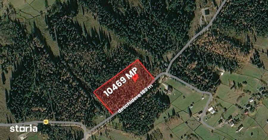 Teren de 10469 mp, în Șaru Dornei