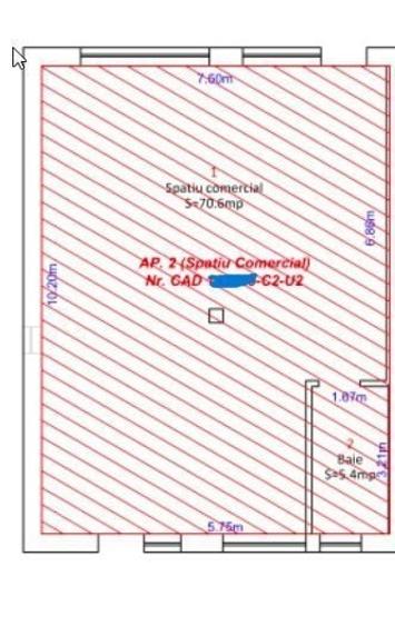 Spațiu comercial, de 76 mp, în Șelimbăr