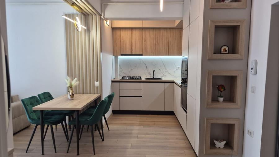 Apartament cu 2 camere semidecomandat, mobilat în Țiglina 2