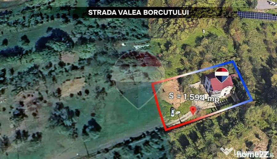 Casă cu 3 camere cu Teren 1594 Mp în Valea Borcutului