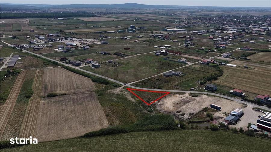 Teren de 624 mp, în Oșorhei