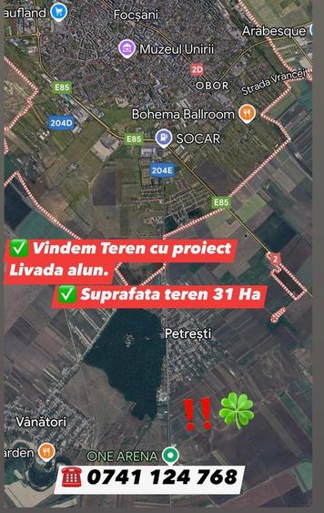 Teren agricol extravilan de 31 mp, în Nord