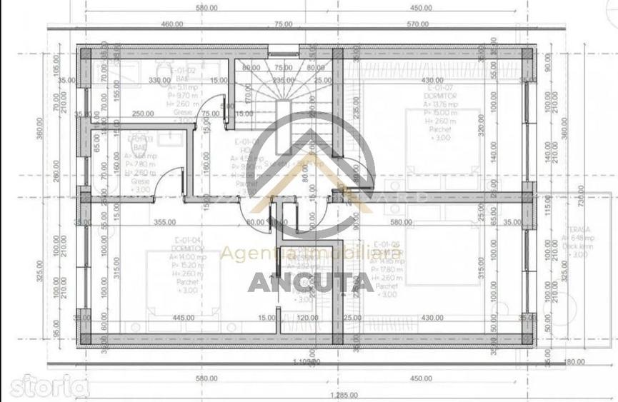 Casă individuală cu 5 camere cu Teren 450 Mp în Sălicea