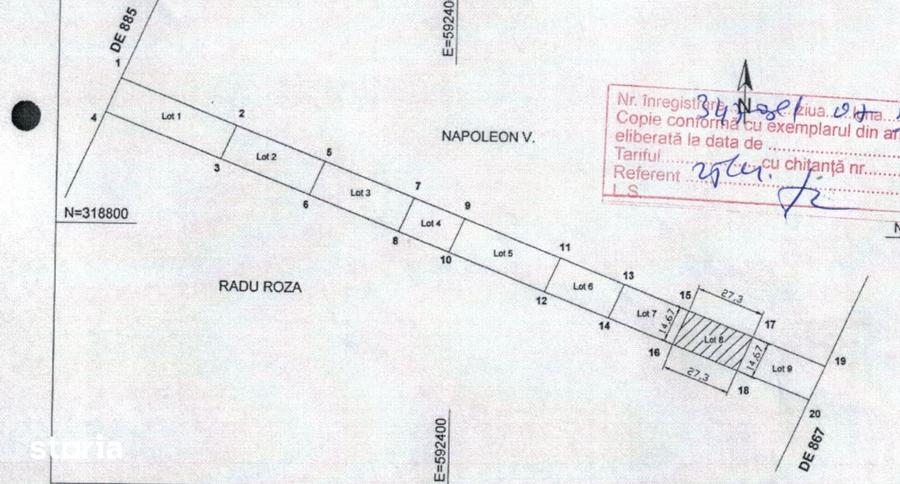 Teren de 480 mp, în Popești-Leordeni
