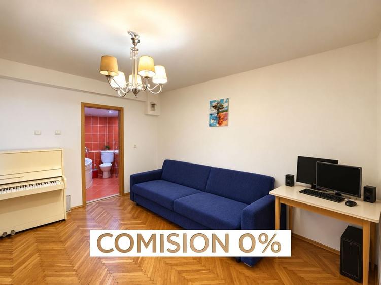 Apartament cu 2 camere nedecomandat, mobilat în Bălcescu