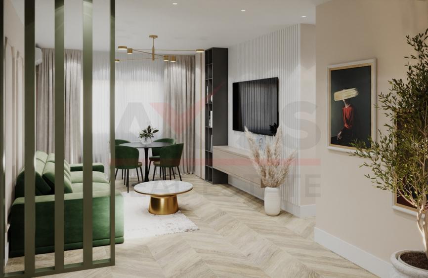 Apartament cu 2 camere decomandat, mobilat în Capitol