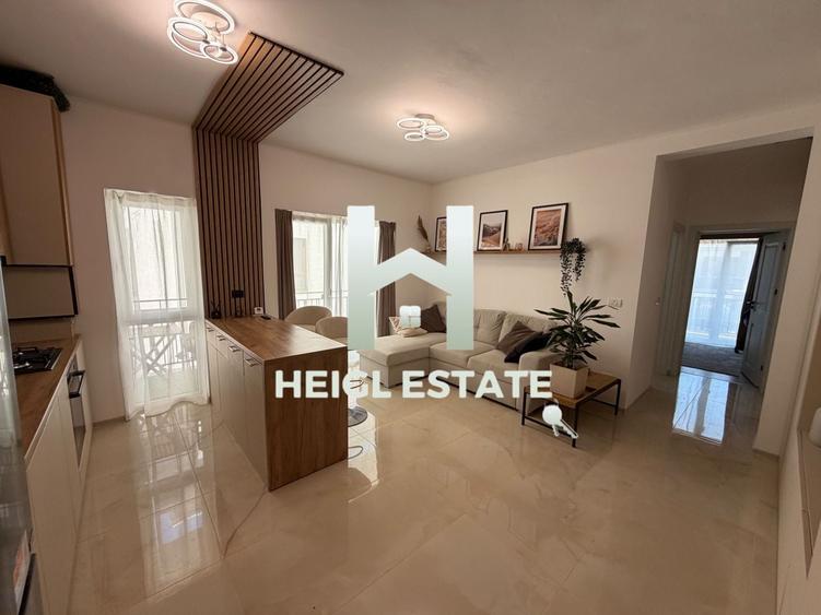 Apartament cu 2 camere semidecomandat, mobilat în Giroc