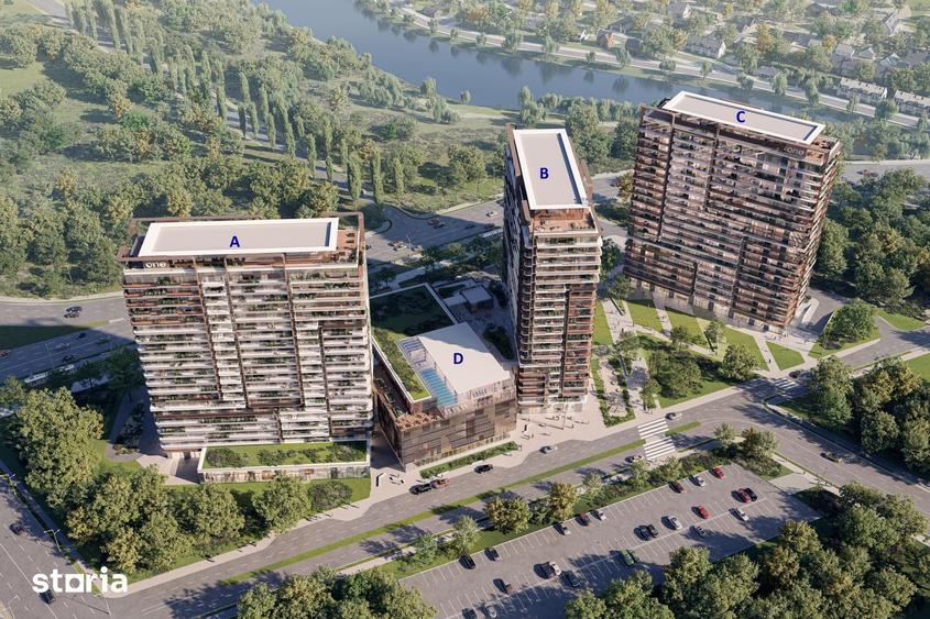 Apartament cu 3 camere în Tei