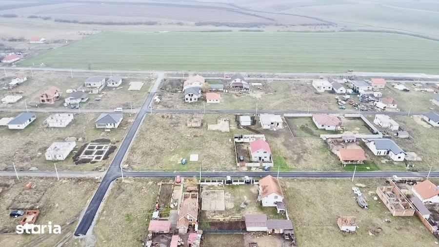 Teren intravilan de vanzare Aluni? 500 mp FS 17 ml zona noua - 1