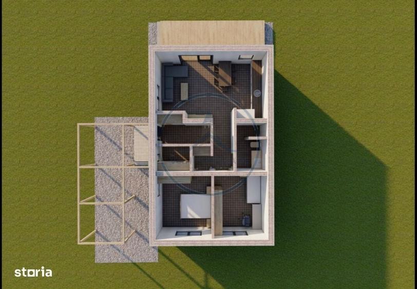Casă cu 4 camere cu Teren 300 Mp în Central