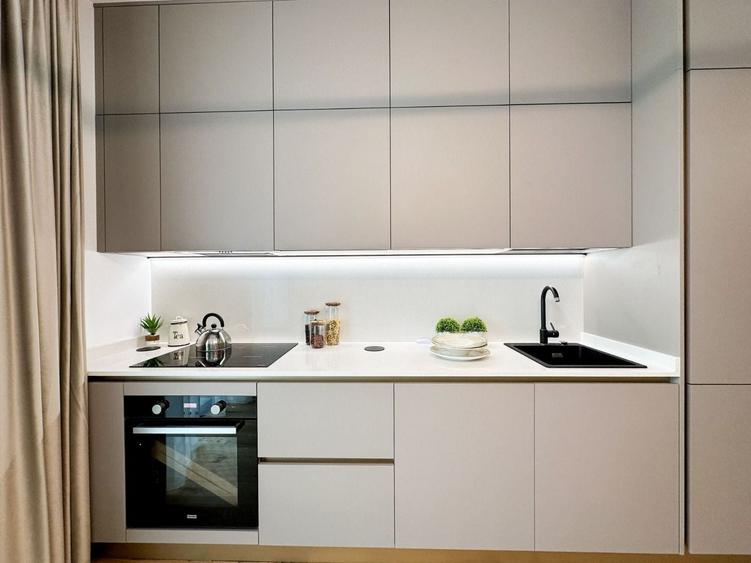 Apartament cu 2 camere semidecomandat, mobilat în Tunari