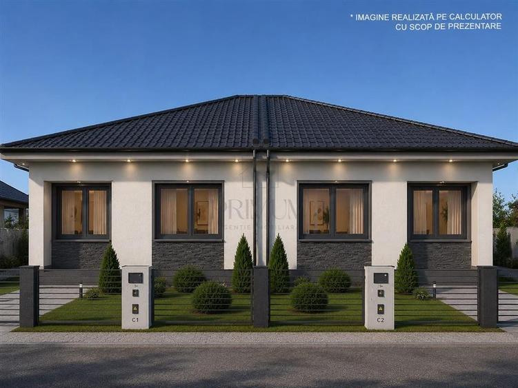 Duplex cu 4 camere cu Canalizare în Moșnița Nouă