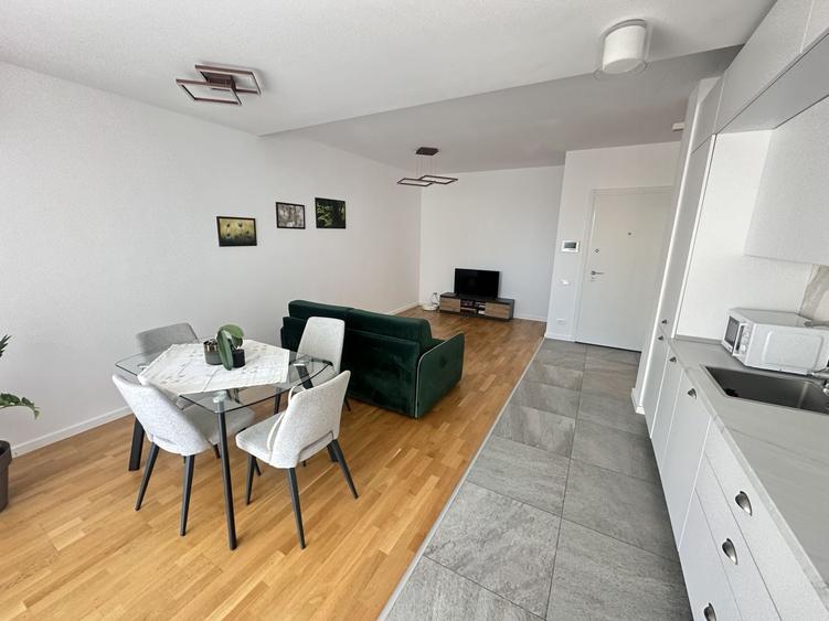 Apartament cu 2 camere semidecomandat, mobilat în Aviației