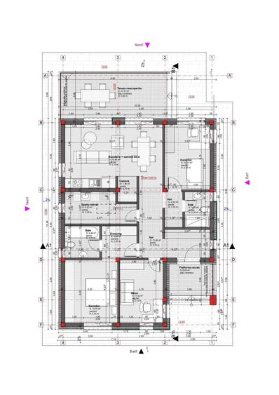Casă cu 3 camere cu Teren 603 Mp în Ciugud