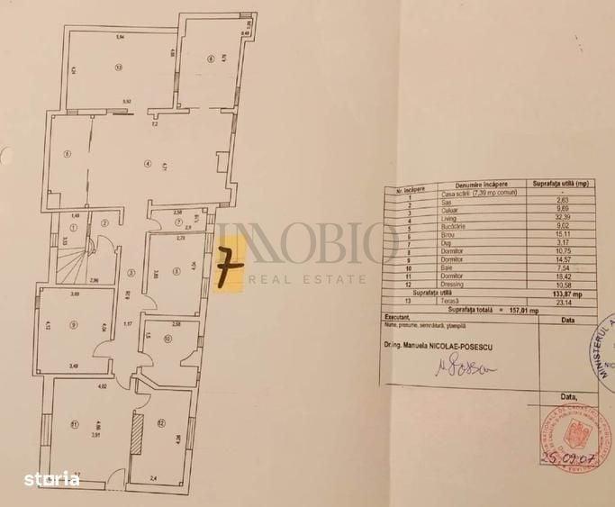 Apartament cu 4 camere în Kiseleff