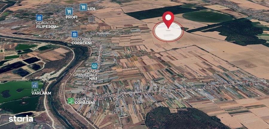 Teren de vanzare in UAT Copaceni, localitatea Copaceni, judetul Ilfov - 3