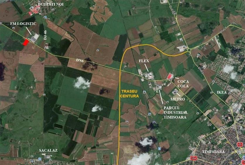 Teren Construcții intravilan de 44200 mp, în Torontalului