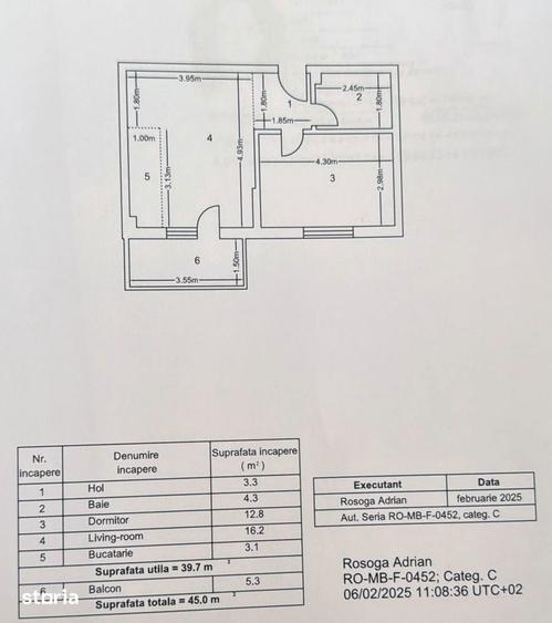 doua camere tip studio cu parcare in Dobroesti - comision ZERO - 16