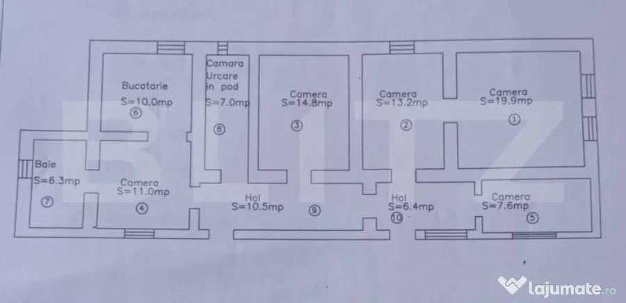 Casă cu 5 camere cu Teren 1201 Mp în Tormac