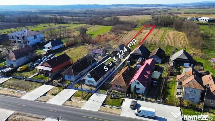 Casă cu 3 camere cu Teren 3724 Mp în Borlești