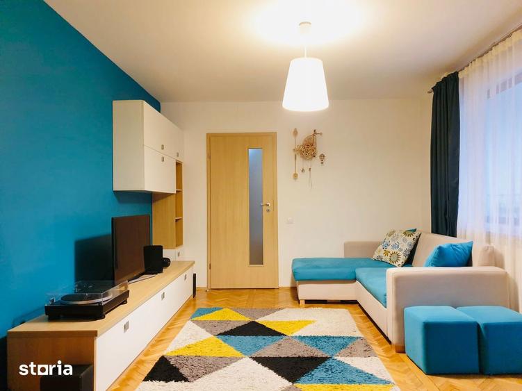 Apartament cu 2 camere, mobilat în Grigorescu