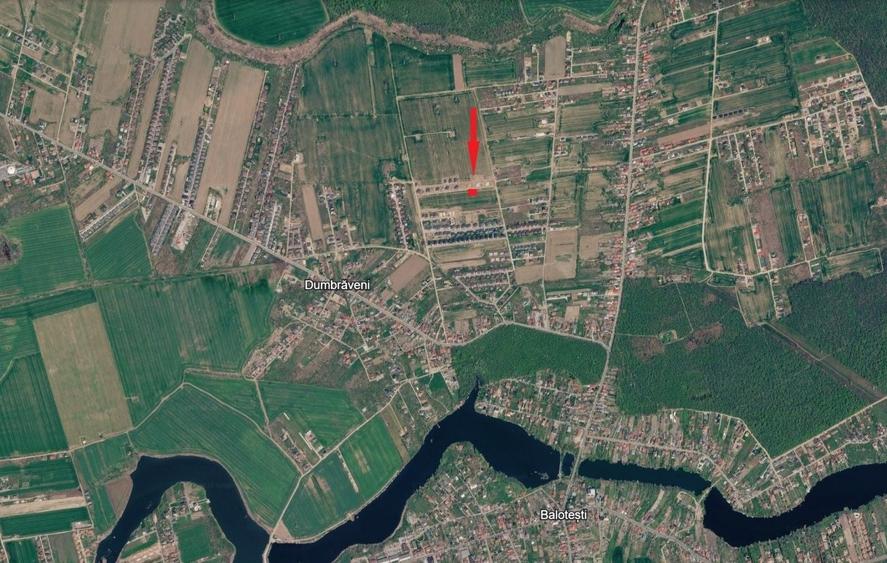 Teren de 1000 mp, în Dumbrăveni