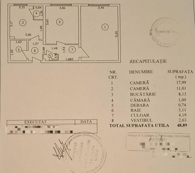 Apartament cu 2 camere decomandat, mobilat în Titan