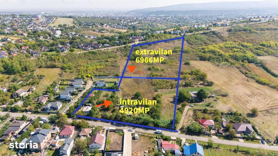 Teren de 4920 mp, în Miroslava