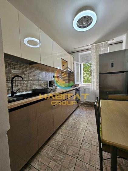 Apartament cu 3 camere decomandat, mobilat în Apărătorii Patriei
