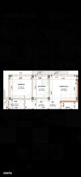 Apartament cu 2 camere decomandat în Calea București