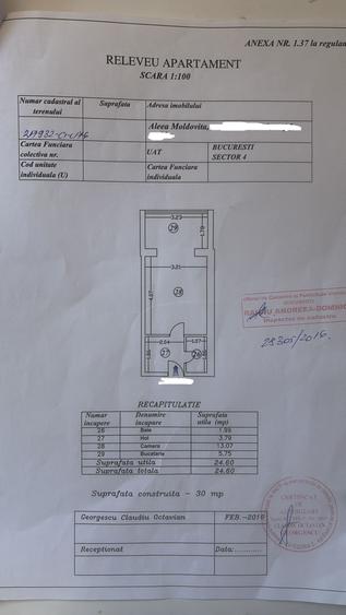 Garsonieră decomandată în Berceni