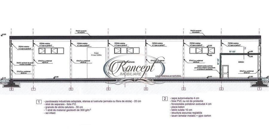 Spațiu comercial, de 599.75 mp, în Baciu