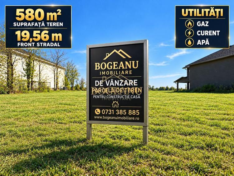 Teren Construcții intravilan de 580 mp, în Moșnița Nouă