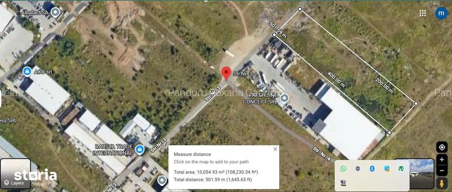 Afumati-Doraly -10000mp zona hale-depozite